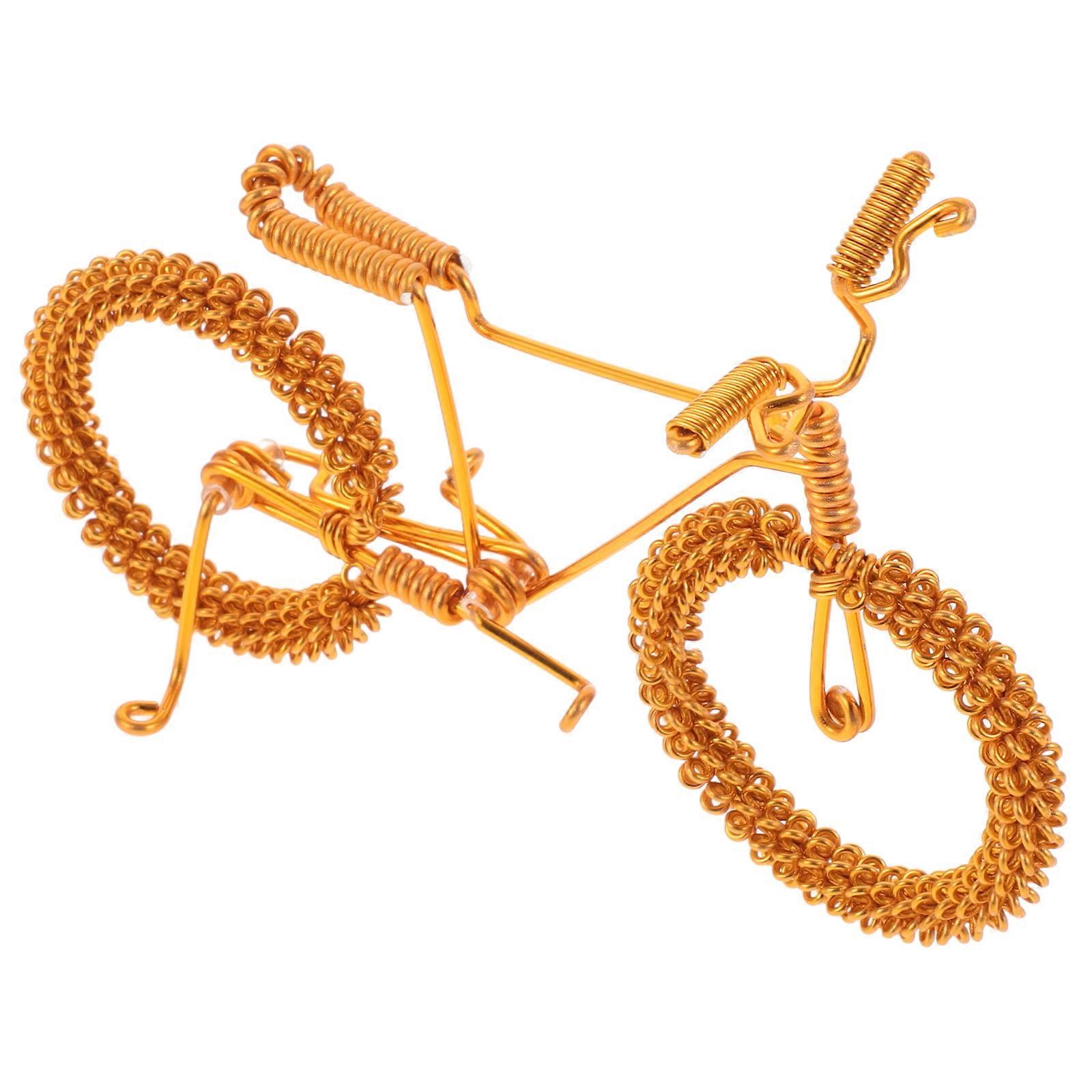 5Pcs Mini Bicycle Decorative Display For Home Garden Decoration Retro Style Tiny House Decor