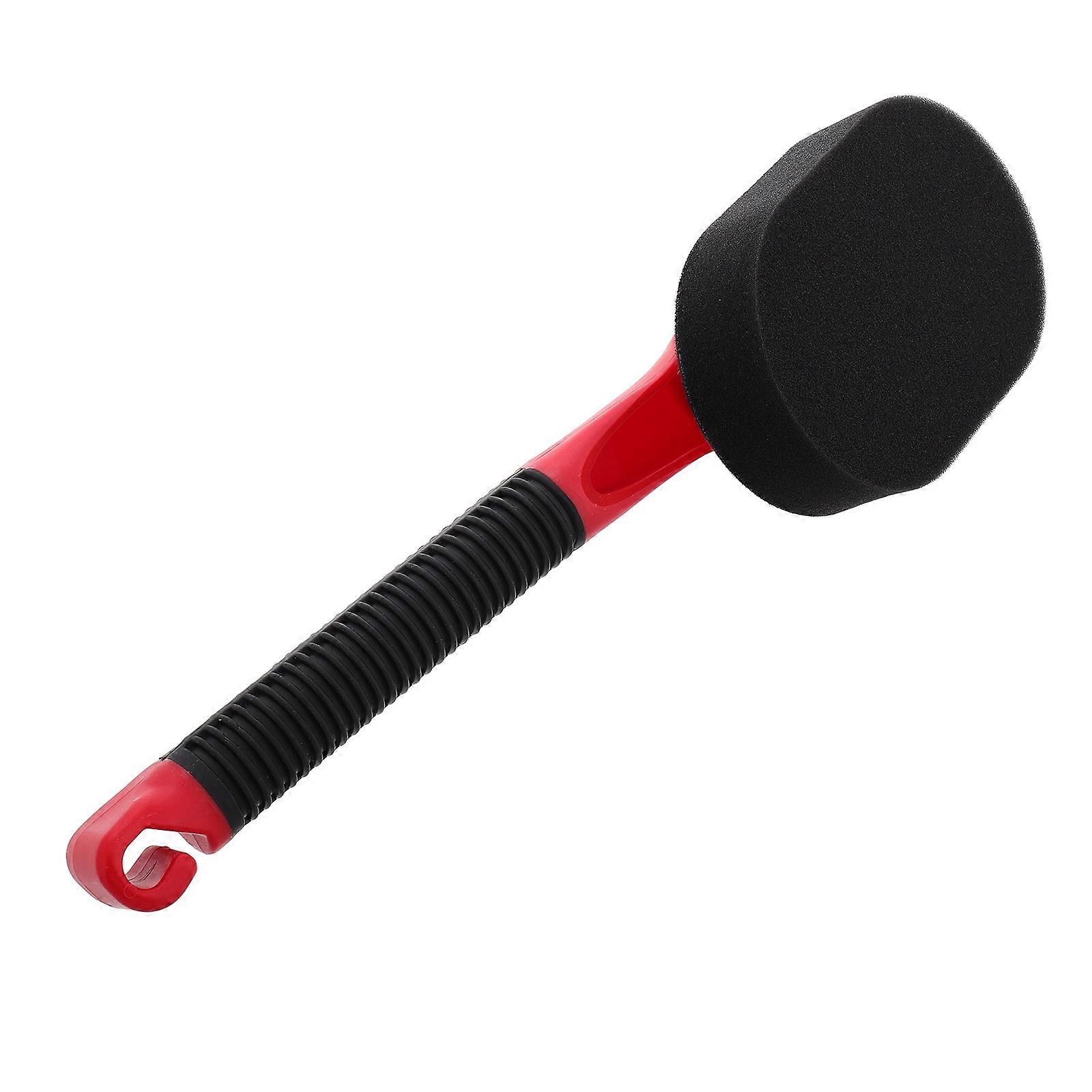 Reusable Tire Shine Sponge Pad Ergonomic Handle for Car 3Pcs Applicator Kit