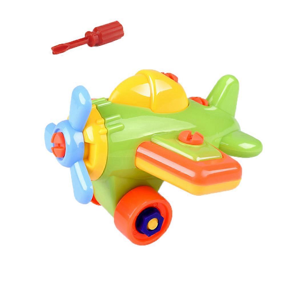 Children's Educational Model Self Assembly Airplane Toy For Learning Activities 2Pcs