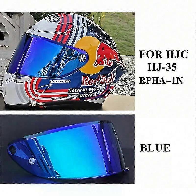 HJ-35 دراجة نارية خوذة قناع مناسبة ل HJC RPHA 1N HJ35 كاسكو موتو خوذات الزجاج الأمامي الملحقات استبدال عدسة نظارات إضافية