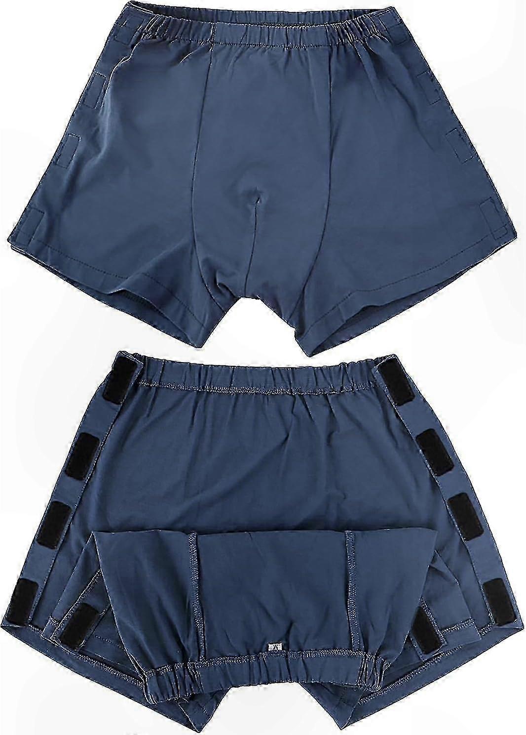 Men's Soft Comfort Underwear with Side Snaps for Easy Dressing and Supportive Care