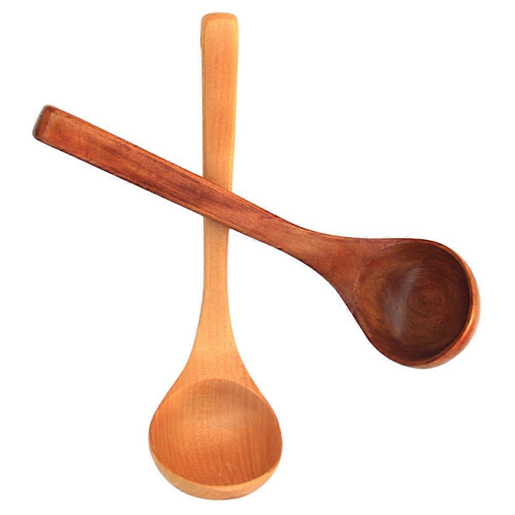 Kitchen Cooking Scoop Wood Ladle for Stirring with 6Pcs Assorted Set