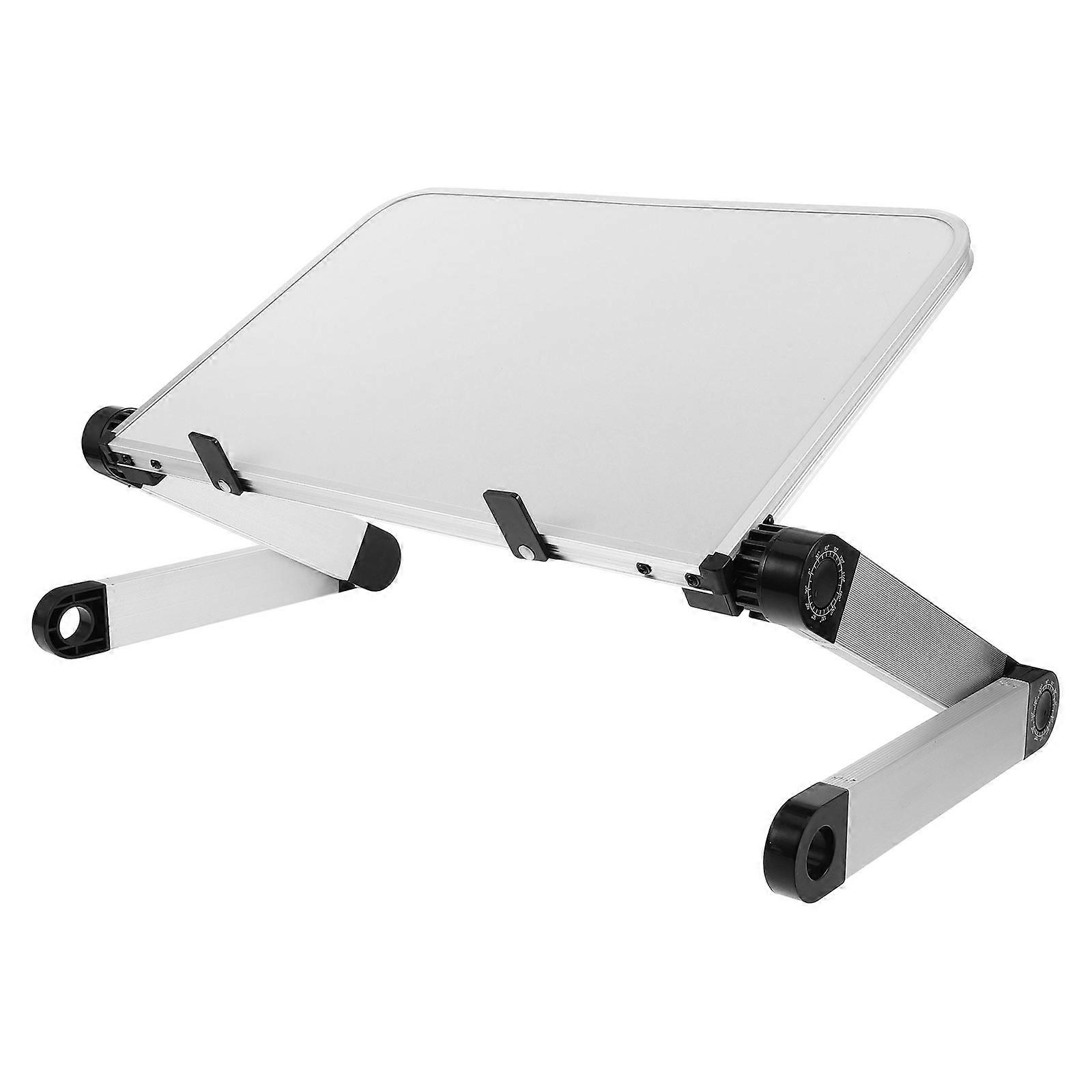 Height Adjustable Desk Laptop Riser Portable Stand For Work Environment Multi Aluminum Alloy Abs With Multidevice Compatibility 1Set