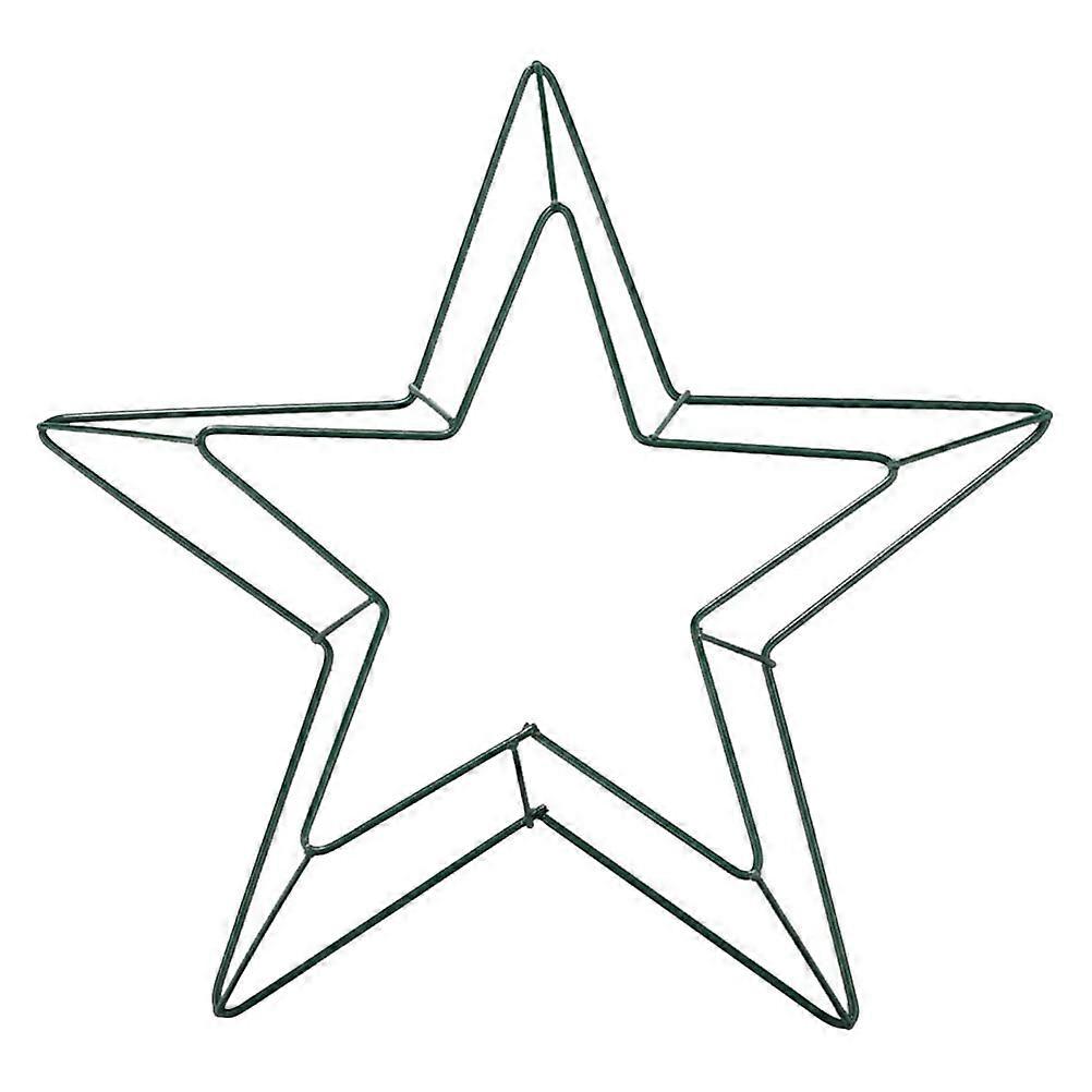 Pentagram Wreath Frame DIY Project Suitable For Multiple Occasions Iron Material 1Pack