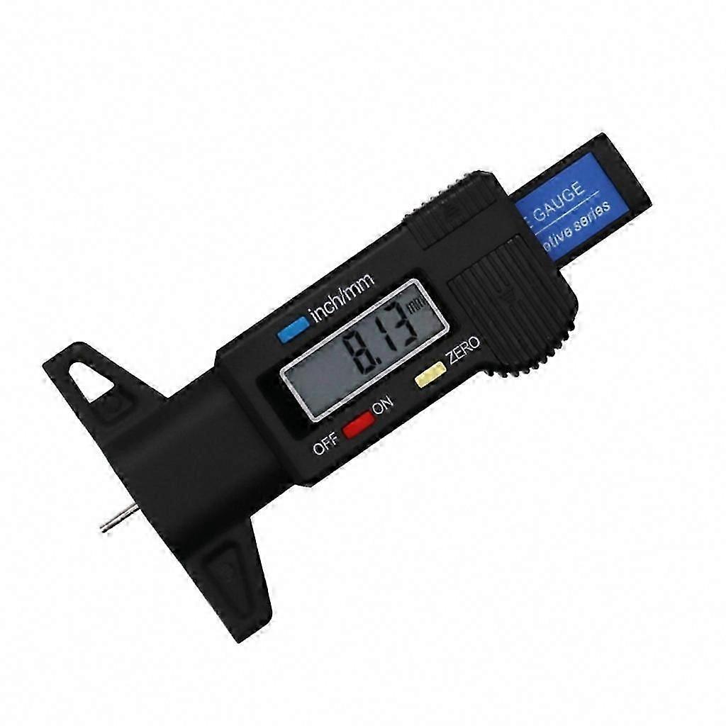 Digital Tire Gauge with Large LCD Display & Tread Depth Measuring Tool