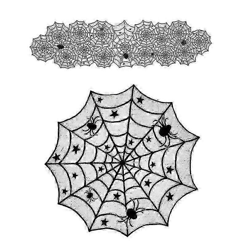 For 2pcs Halloween Table Runner For Halloween Decor