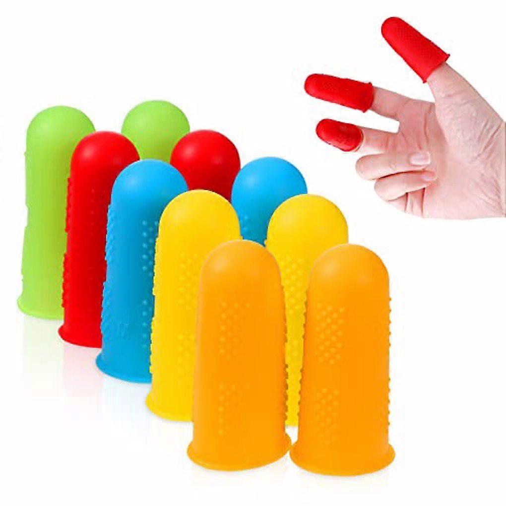 10Pcs Fingertip Protector Reusable Heats Insulation Welding Needlework Guard