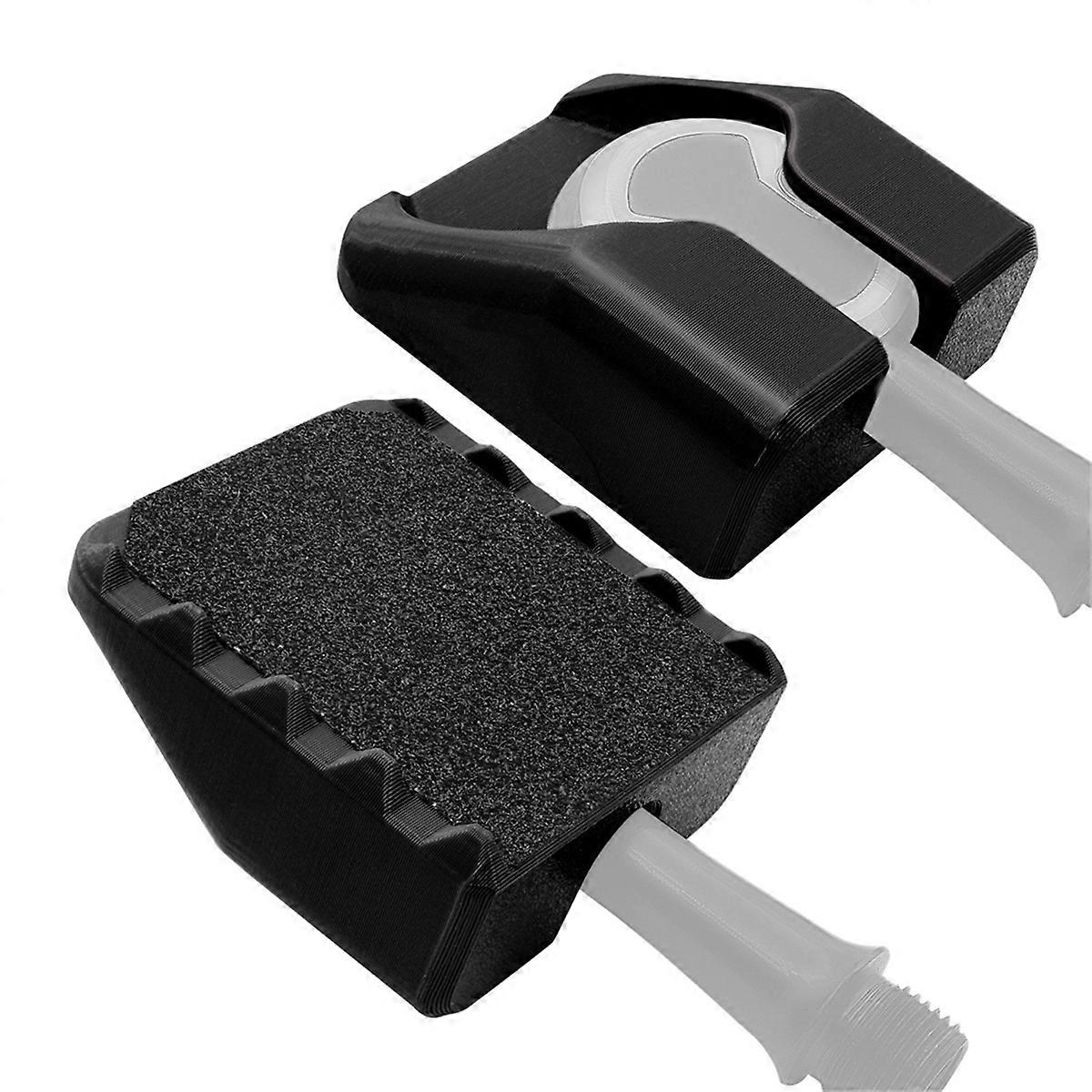 2PCS Bike Cycling Pedals for Flat Step Converter,B