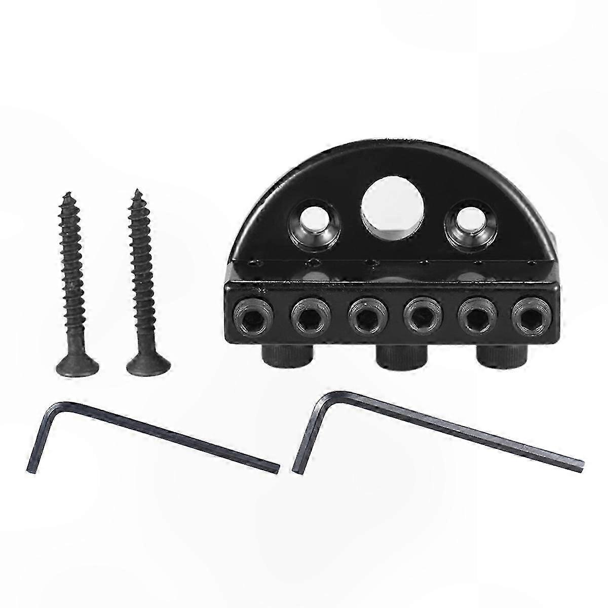 Electric Guitar Locking Nut Set for 6-String Headless Guitars with Bridge Compatibility