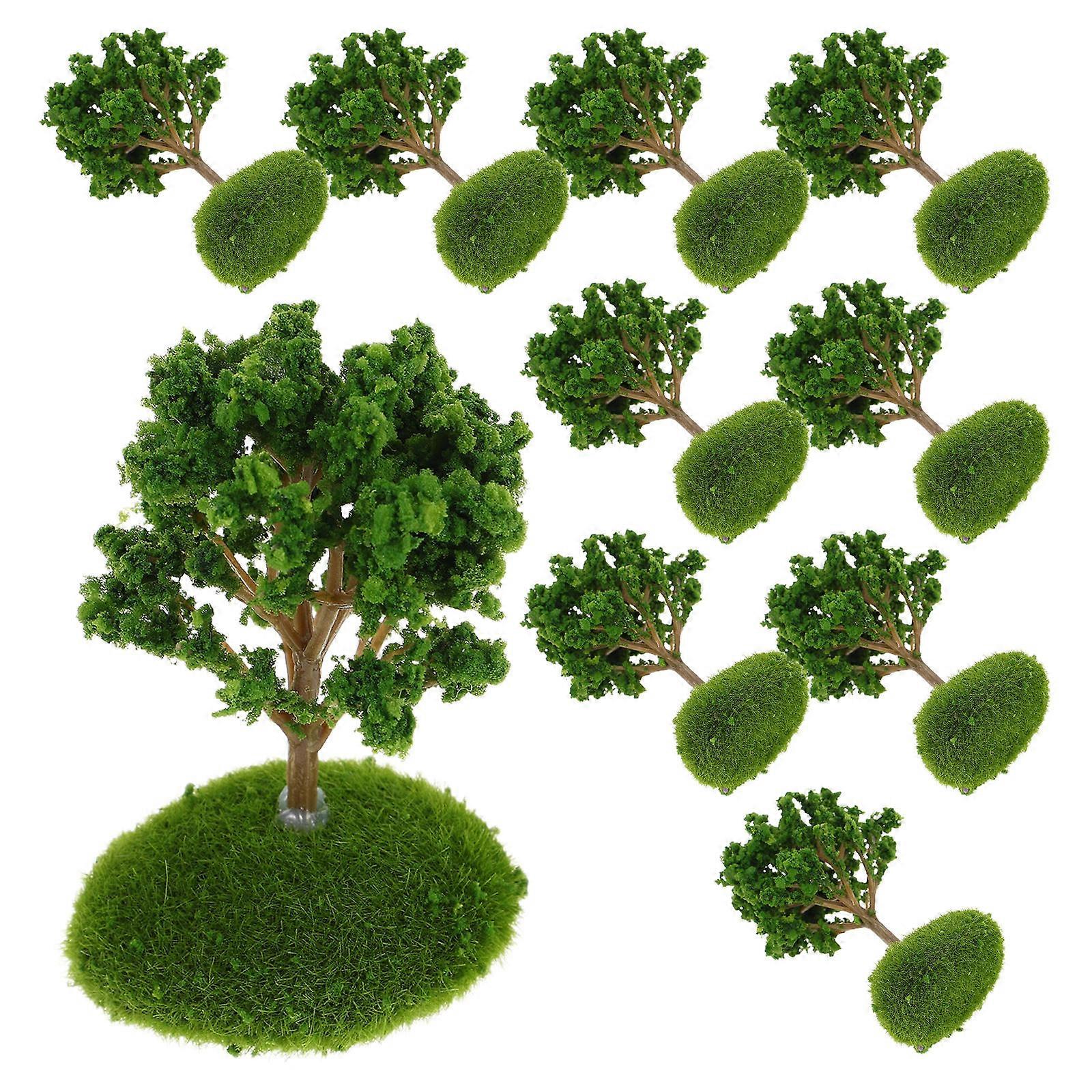 Plastic Miniature Tree Model for DIY Scenery with 20Pcs Realistic Trees