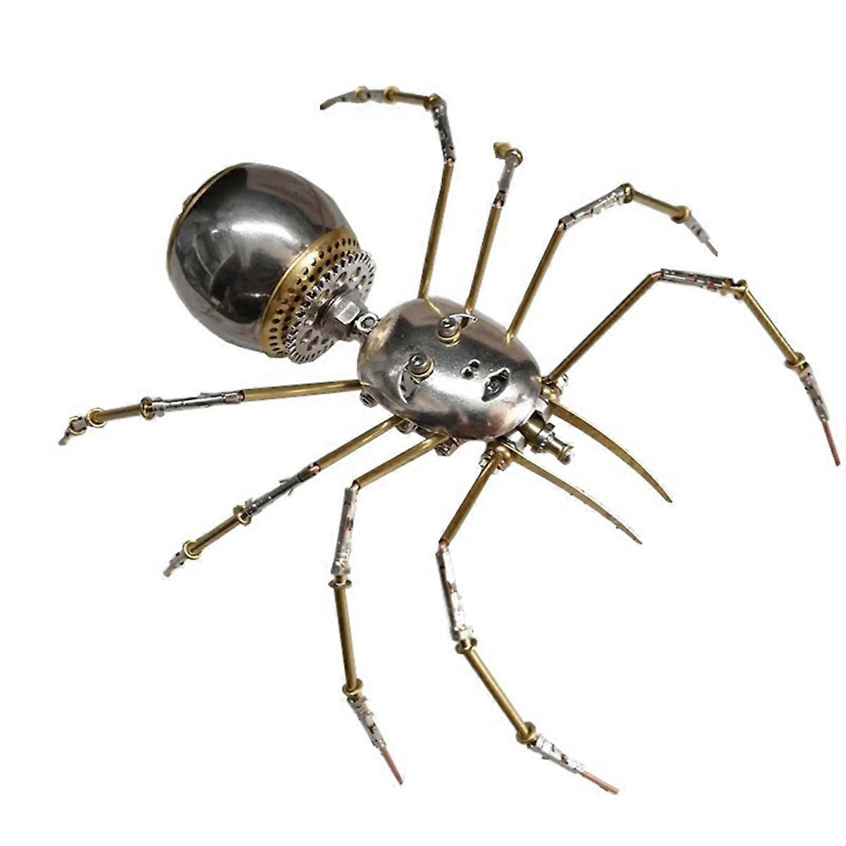 DIY Mechanical Spider Metal Model Kit 3D Puzzles Insects Assembly,A