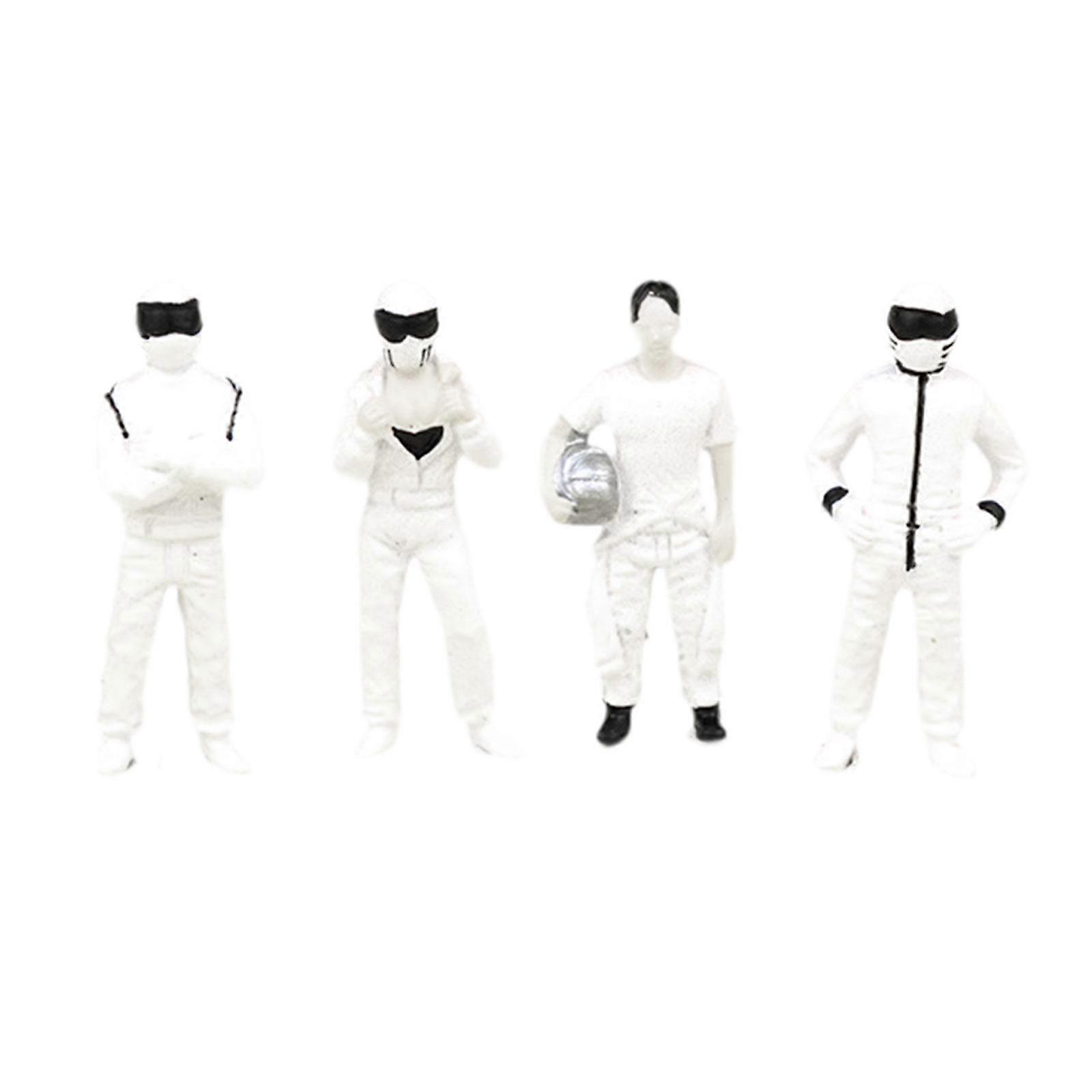 4x 1/64 Scale Figure Tiny People for Train Station Layout Model Train Layout