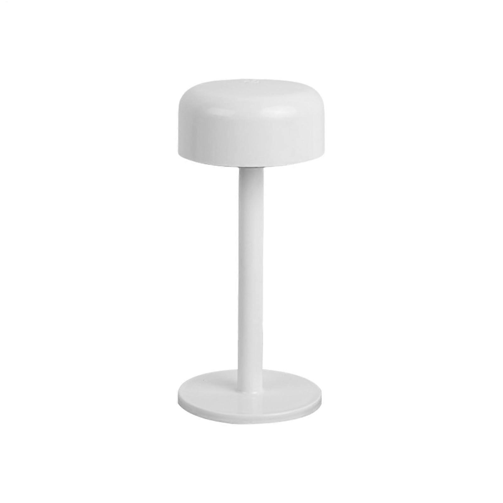 Creative Mushroom Table Lamp, Touch Control, Rechargeable Dimmable, 9.5 X 9.5 X 22 Cm, Portable Desk Lamp For Hallway