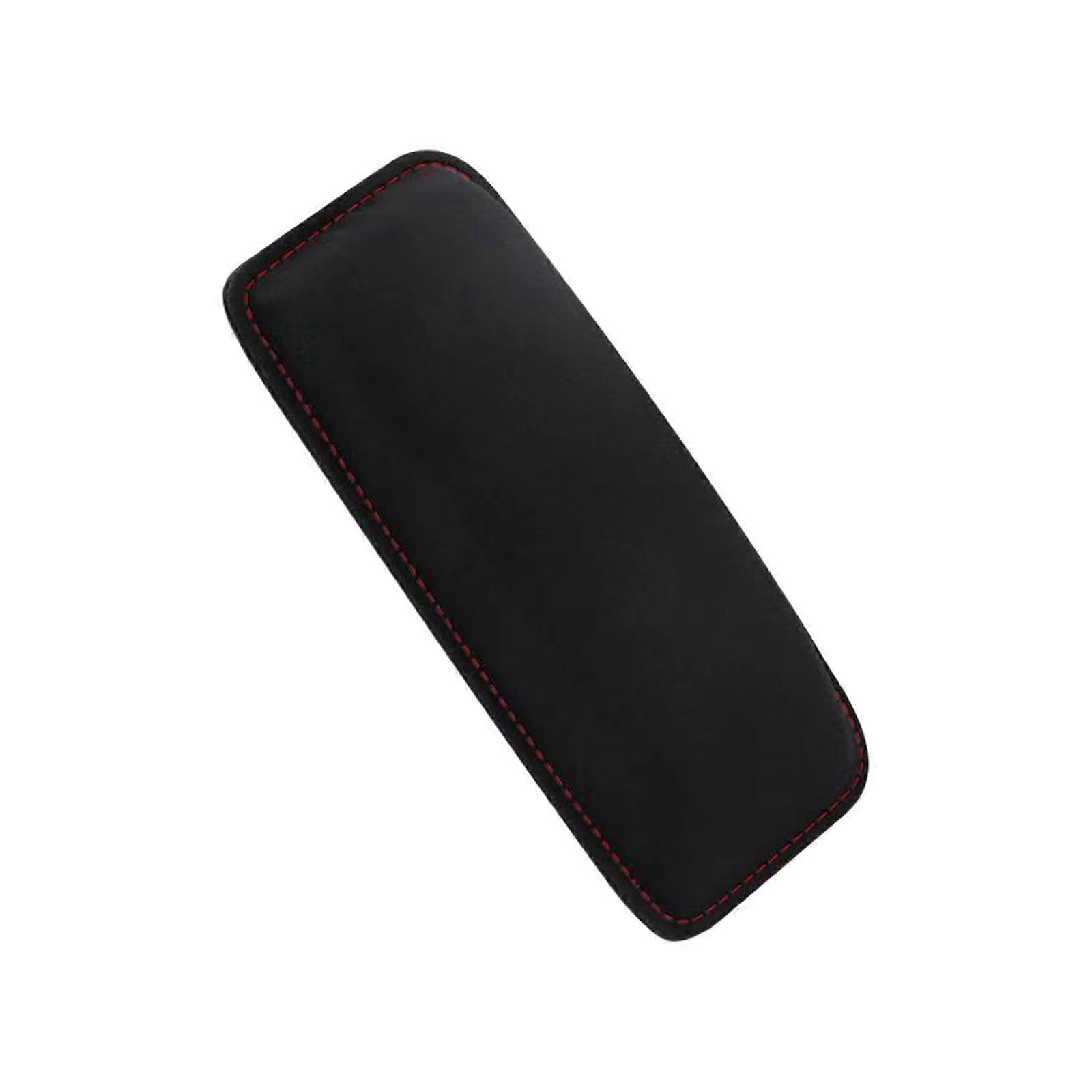 Multiple Position Car Interior Protectors Soft Knee Cushions Non Slip Floor Mats For Door Dashboard Black Red Thread