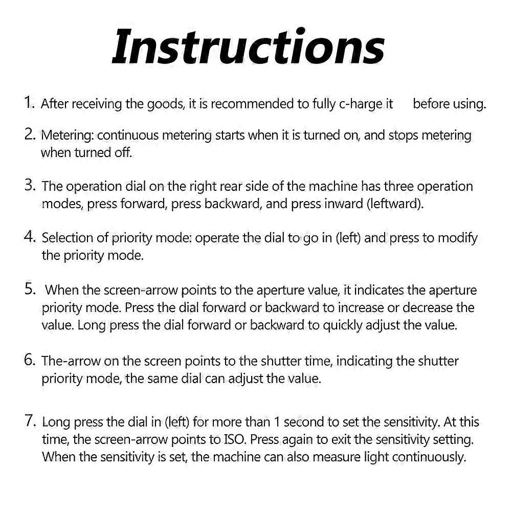 M08 Light Meter Camera Photometer Photography Set-Top Reflection Light Meter Hot/Cold Shoe Fixing Camera Light Meter