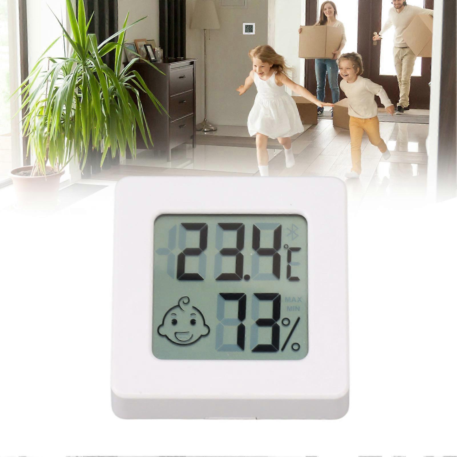 Mini Hygrometer Thermometer High Accuracy Compact Portable Digital Temperature Humidity Gauge Meter for Home Kitchen 
