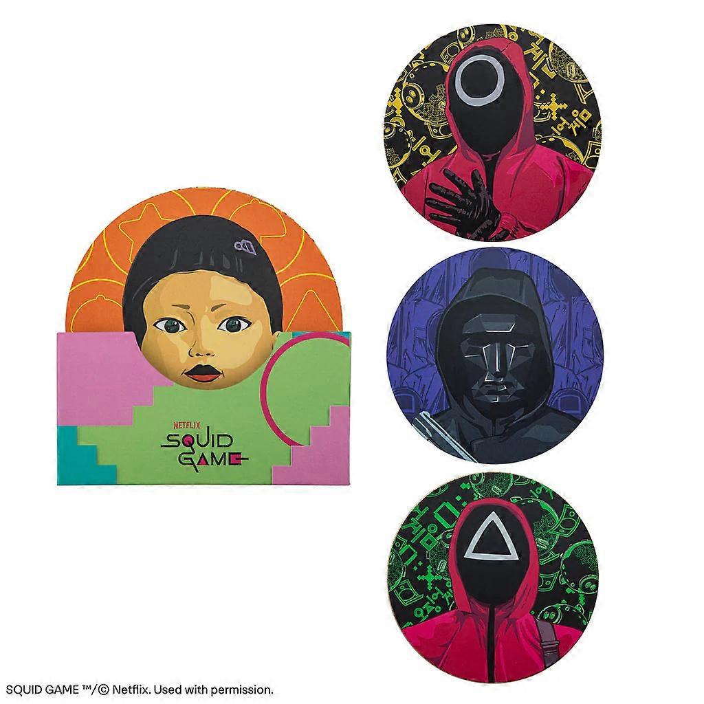 Squid Games Coaster Set of 4  Squid Game CR4141