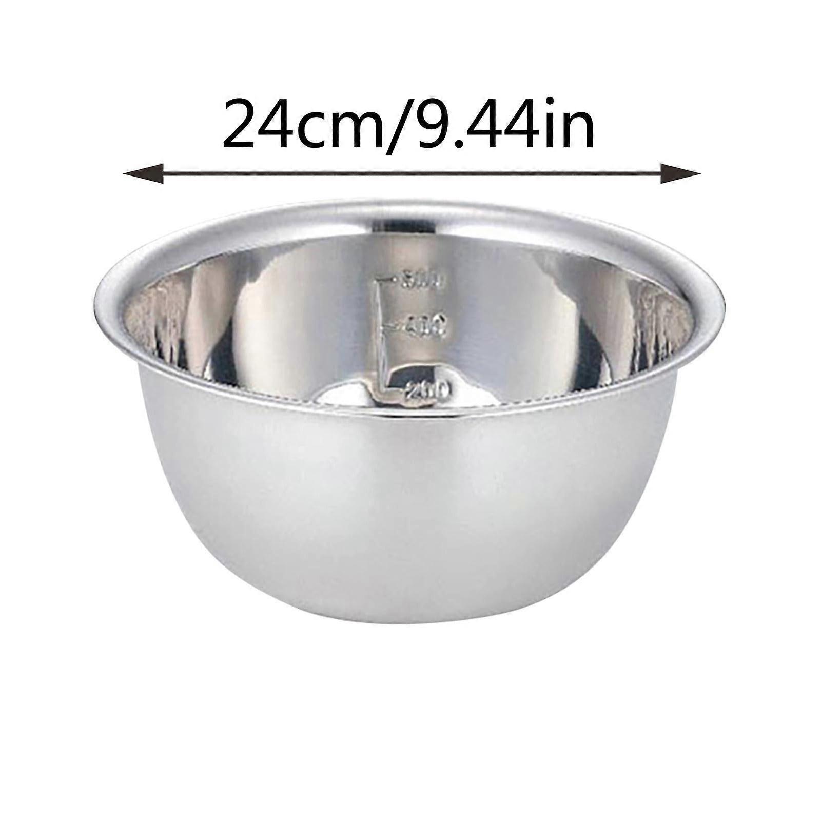 Keeplus Stainless Steel Basin Set, Rust-Resistant Thickened Multi-functional Large Soup & Water Basin