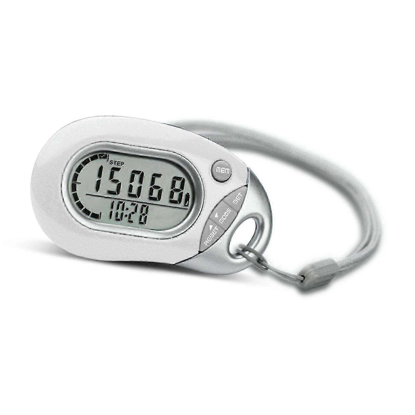 3D Motion Sensor Pedometer with Lanyard: 7-Day Data Storage & Step Calorie Counter Function