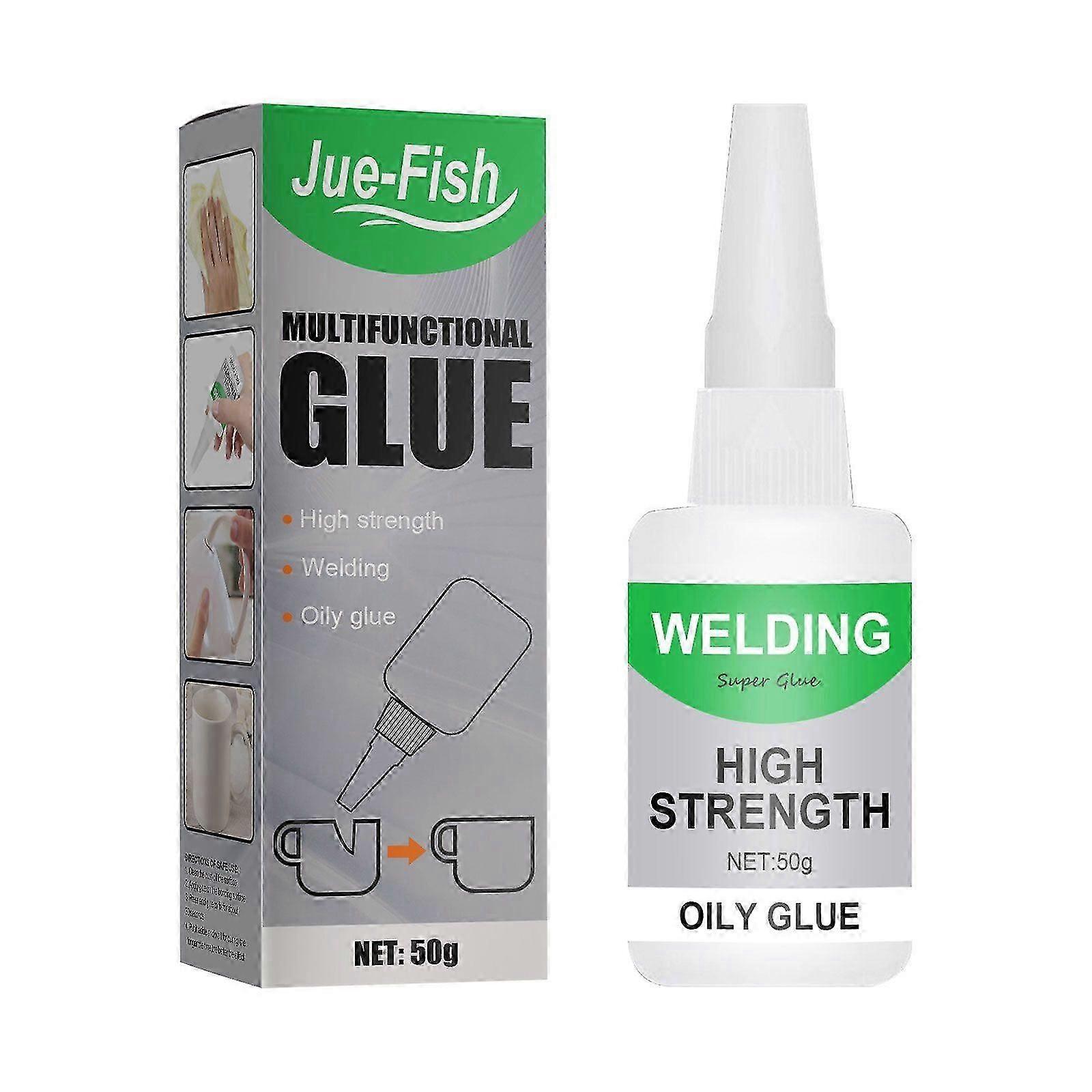 50G Multi-Functional Waterproof Adhesive - Quick-Drying Transparent Glue for Glass  Wood