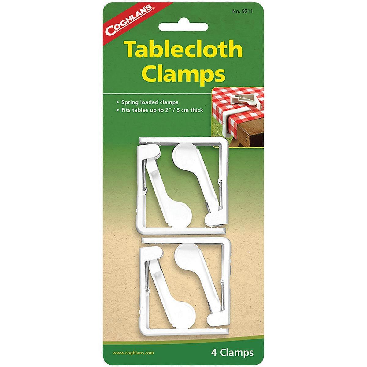 Coghlan's Deluxe Spring Loaded Tablecloth Clamps 4-Pack