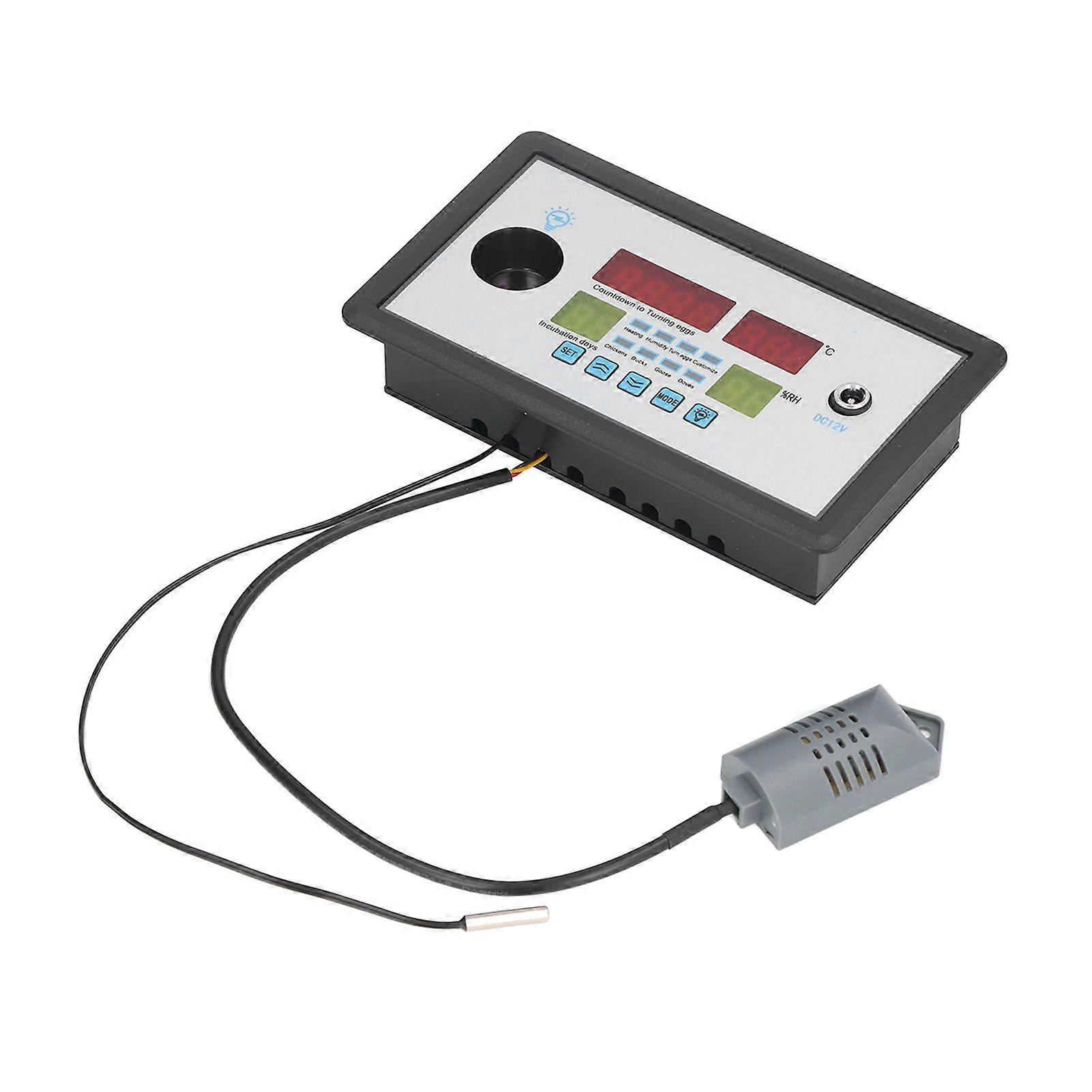 Intelligent Incubator Thermostat Automatic Egg Incubator Controller Thermostat for Eggs Duck Eggs Goose Eggs 12VSH