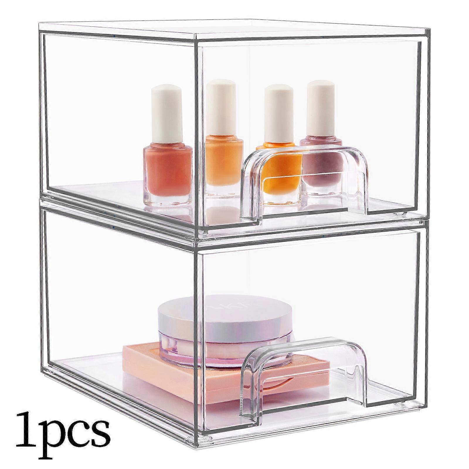 Makeup Organizer Storage Drawer Stackable for Vanity Bathroom Counter Pantry