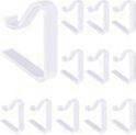 Tablecloth Clips - Durable and Discreet - Set of 12 - Transparent
