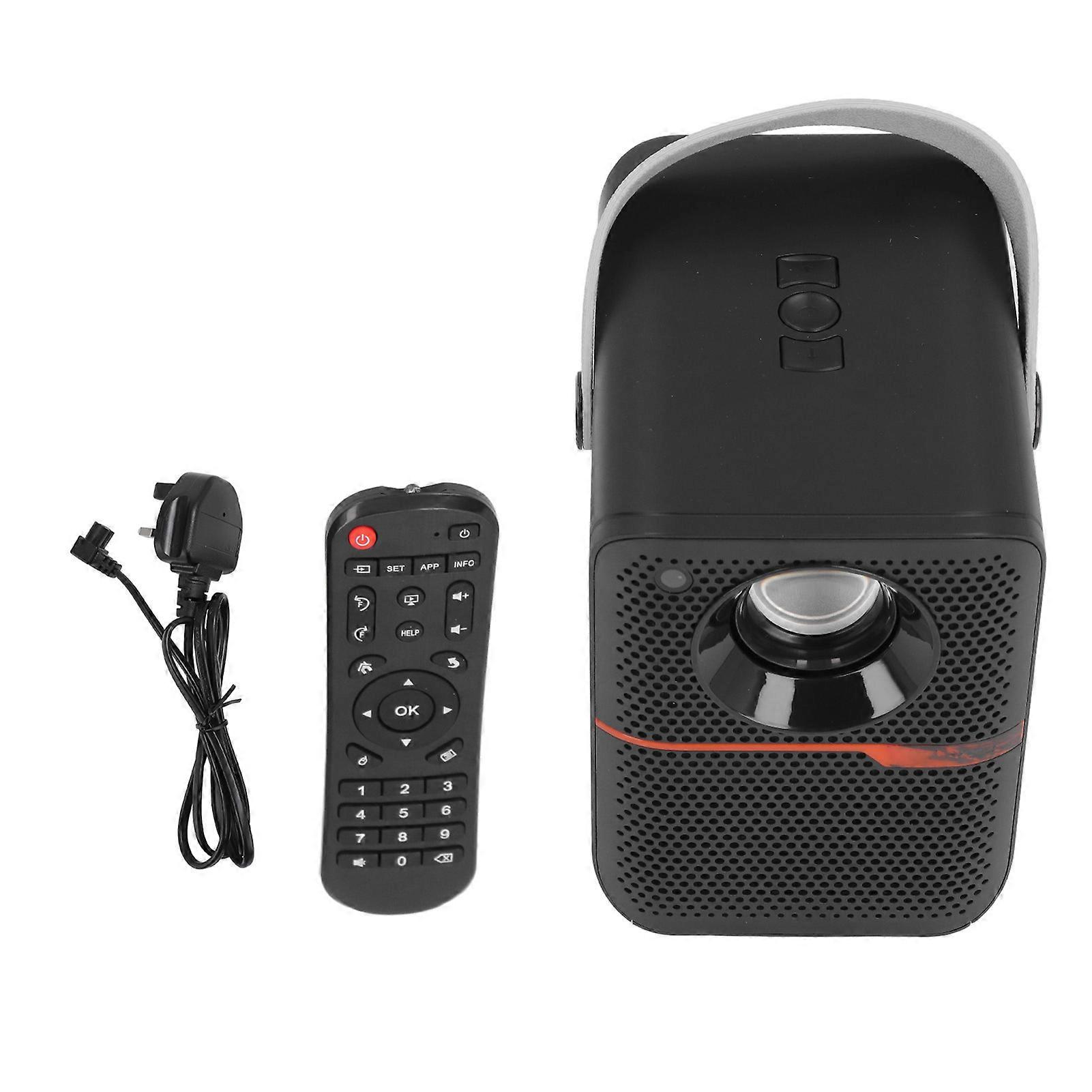 Portable 6K WiFi Projector 20000LM Bluetooth 5.3 4D Correction for iOS Android UK Plug