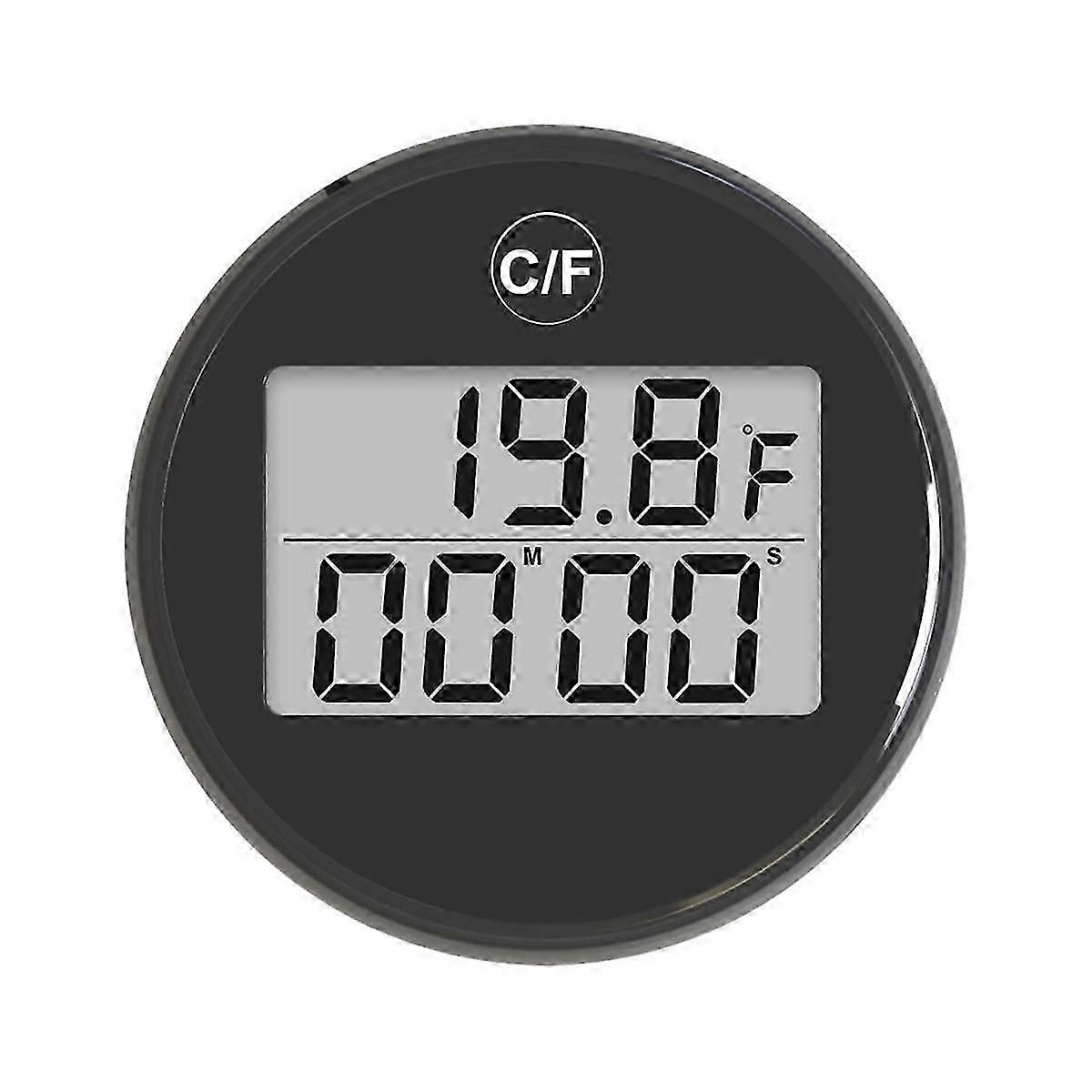 Water Bath Thermometer Small Floating Waterproof Ice Bath Thermometer with LCD Display Waterproof C