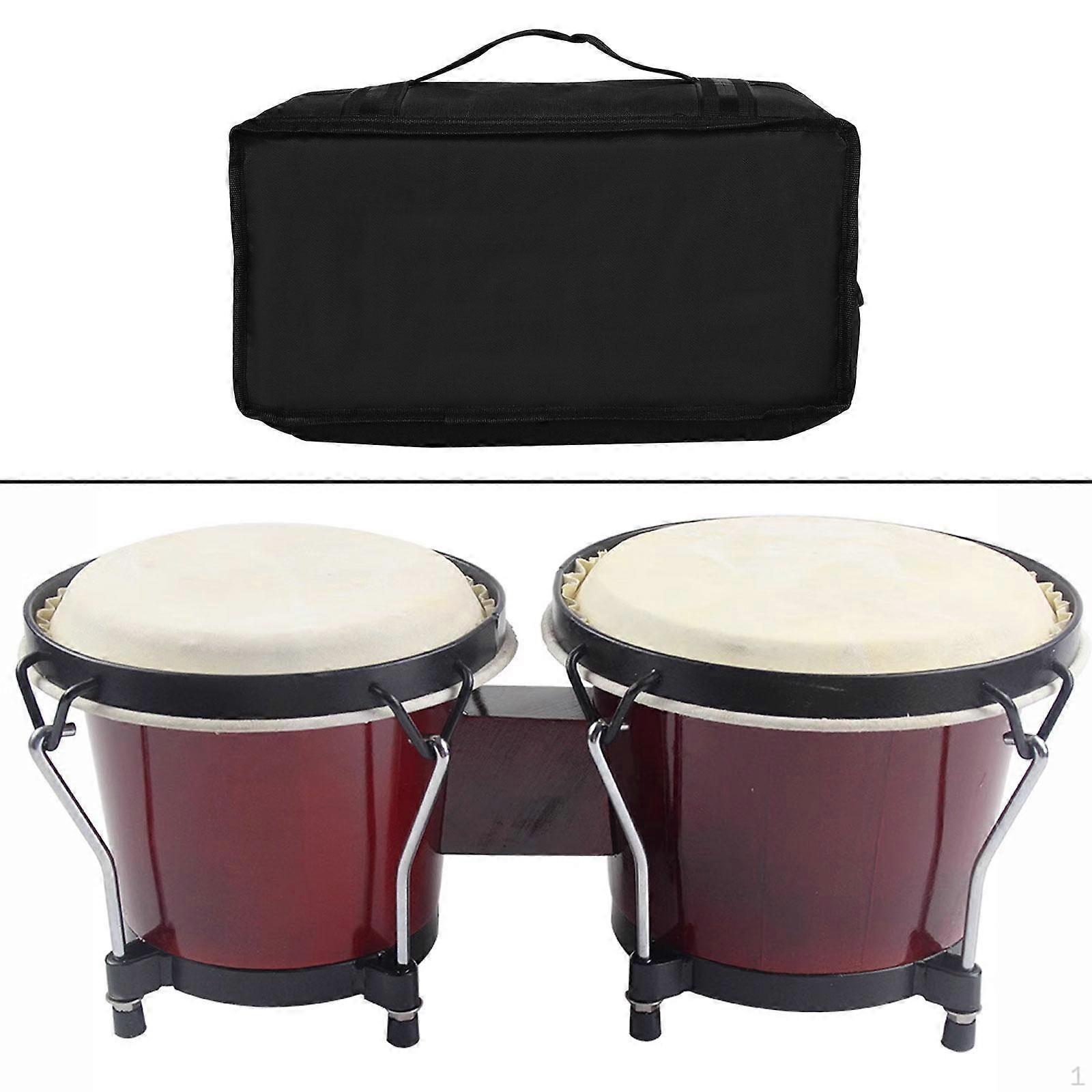 Bongo Drum Storage Bag Case Oxford Cloth Musical Instruments Accessory Gig Hand