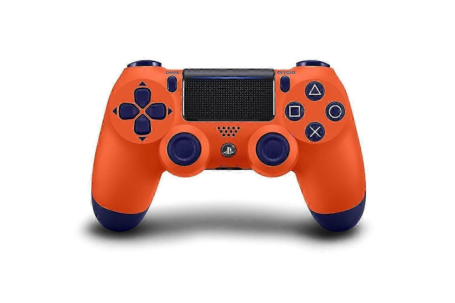 سوني DualShock 4 وحدة تحكم لاسلكية V2 Sunset Orange الرسمية PlayStation 4 Gamepad مع لوحة لمس