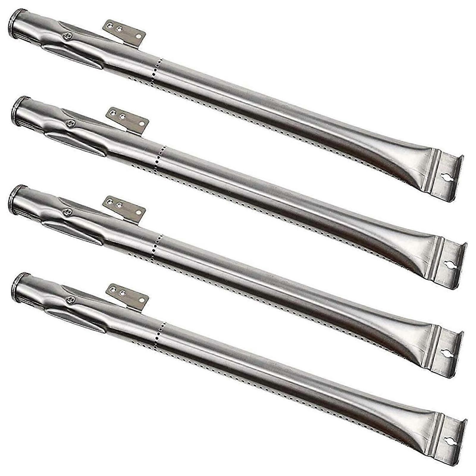 4 Nonrust Steel BBQ Burners Tubes Replacement Set Suitable With Most Grills Models Quick Assembly No Tool Required Durable Multicolor