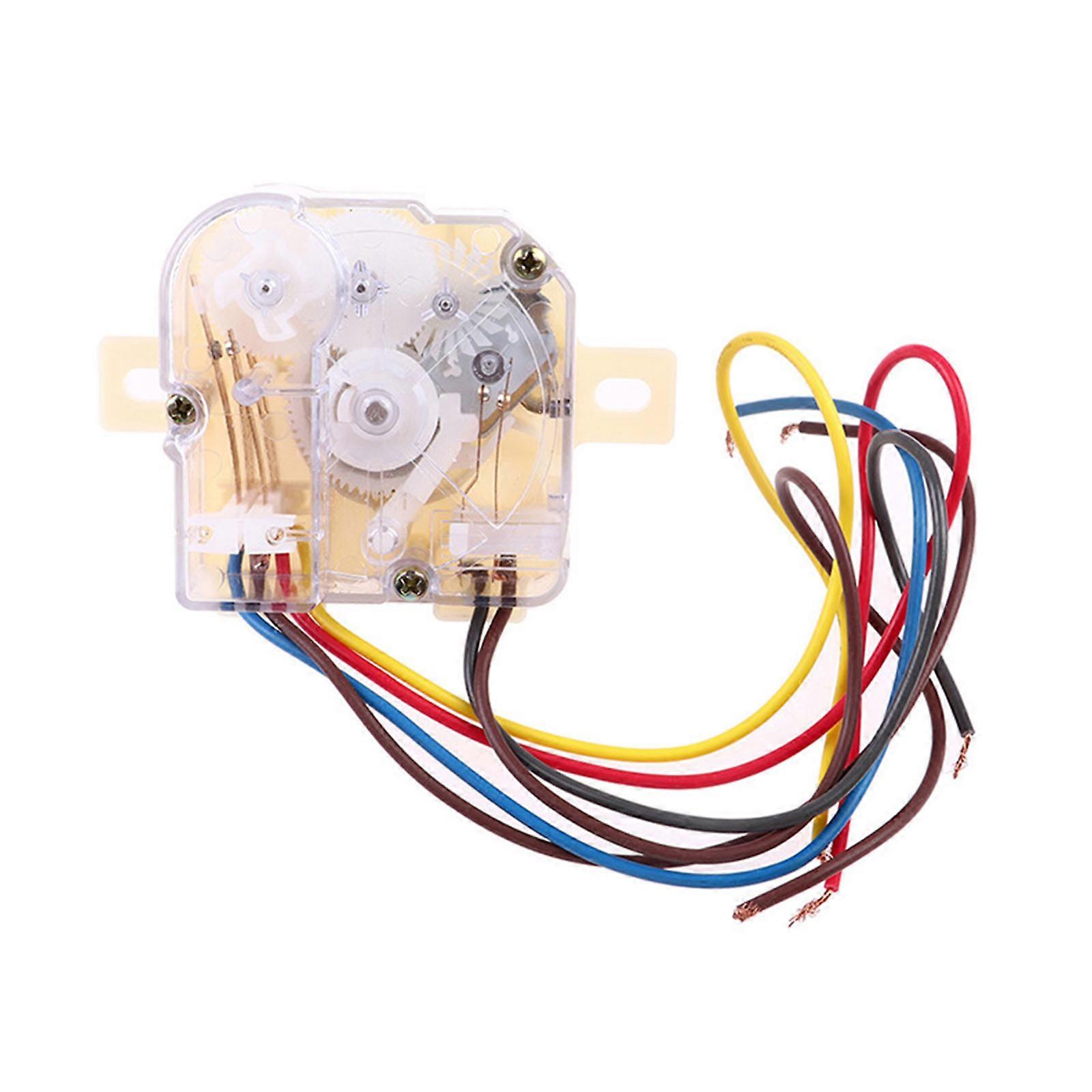 Half Automatic Twin Tub Washing Machine Clock Change Precise Cycle Control Permanent Plastic Building Multicolor