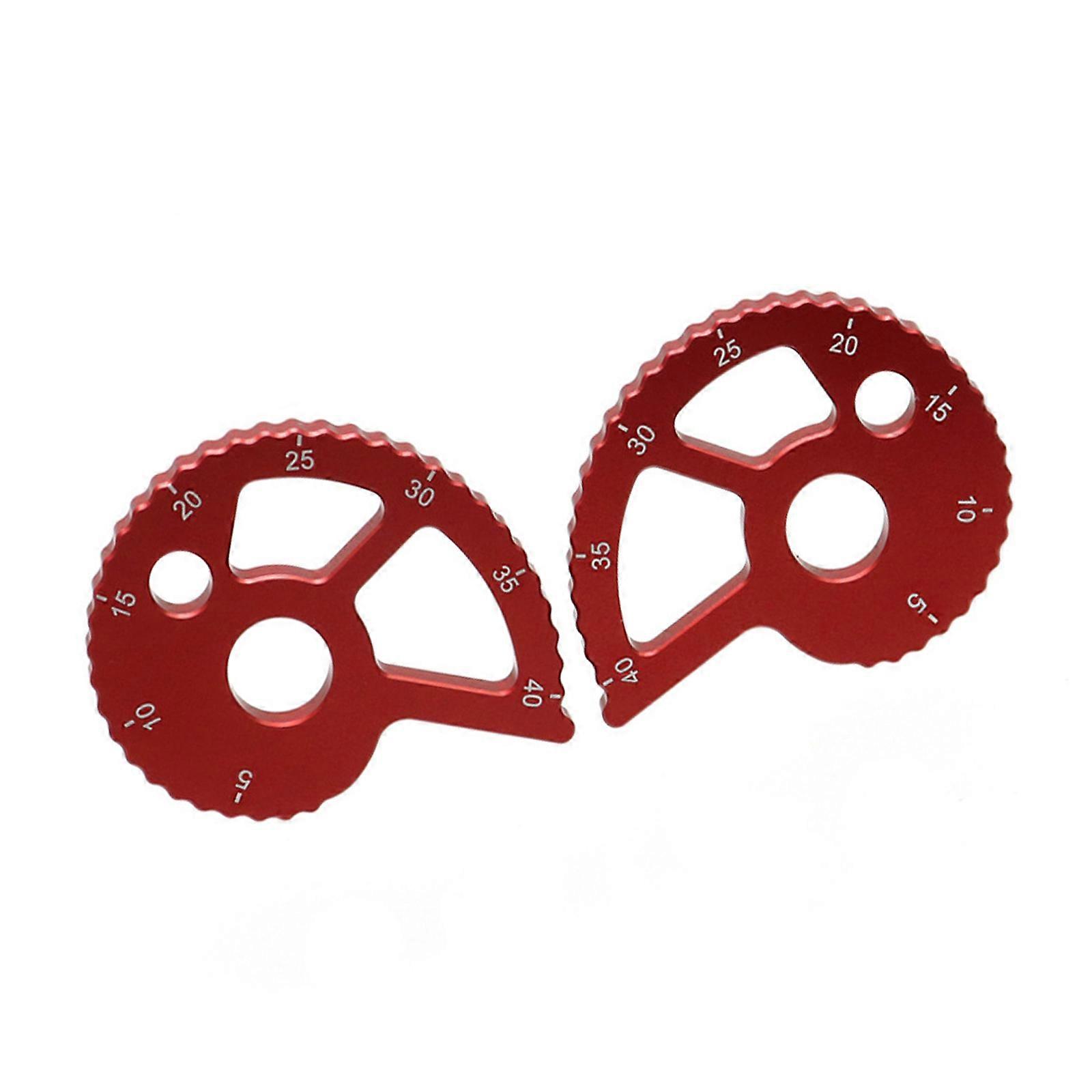 Accuracy Motorcycle Chain Adjuster Easy Installation No Frame Modification Required Car Spare Part for CRF150F XR250L  Red