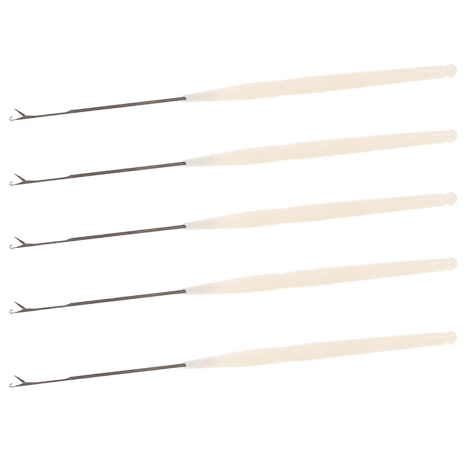 Bead Threader Small Hook Needles for Craft Making 5Pcs Collection
