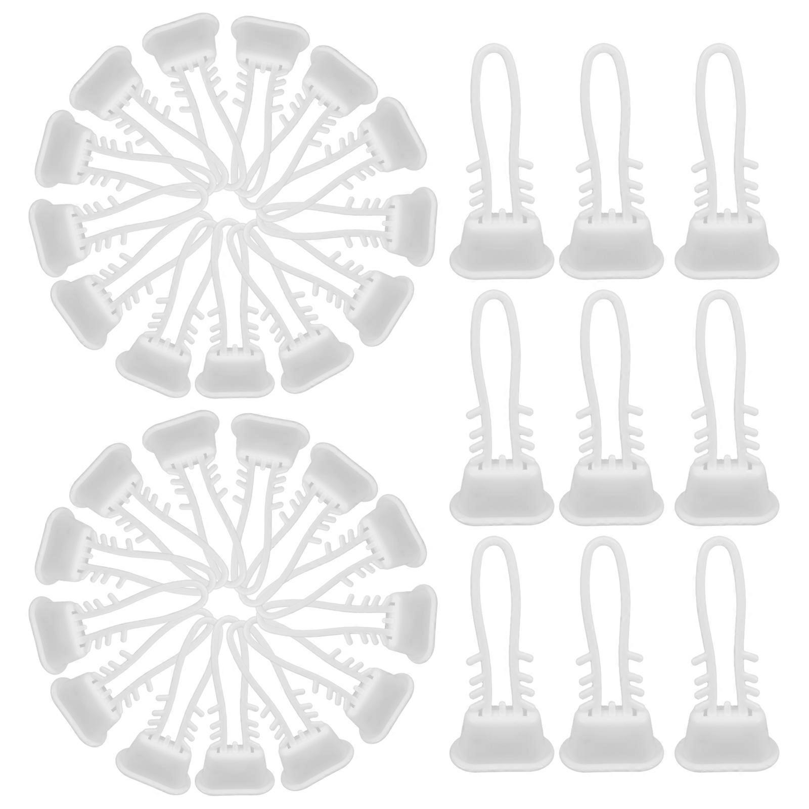 Plastic Mesh Bag Clasp for Vegetable Storage and Hanging 200Pcs