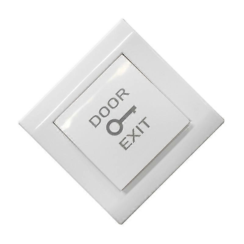 Door Open Switches Panel Release Access Control Push Button with NO/NC/COM Output, Dustproof Suitable for Men and Women Multicolor