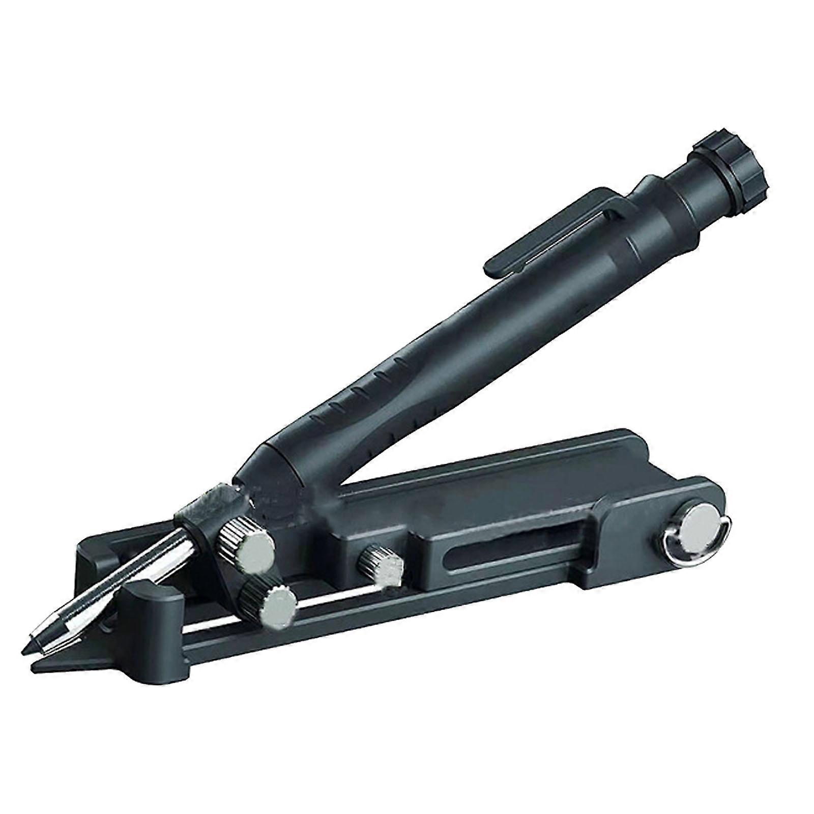 Professional Woodworking Gauge Scribing Ruler Tool With Clear Scale For Parallel Lines Tiling Paving Furniture Building Multicolor