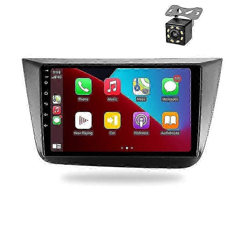 2Din For Seat Leon 2 MK2 Altea 2005-2012 Android Car Stereo Radio Multimedia Video Player Navigation