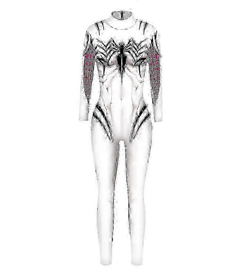 w Spiderman Cosplay Woman Sexy Zentai Suit Spandex Bodysuit Superhero Spiderman Costume Halloween Carnival Fancy Dress Jumpsuit