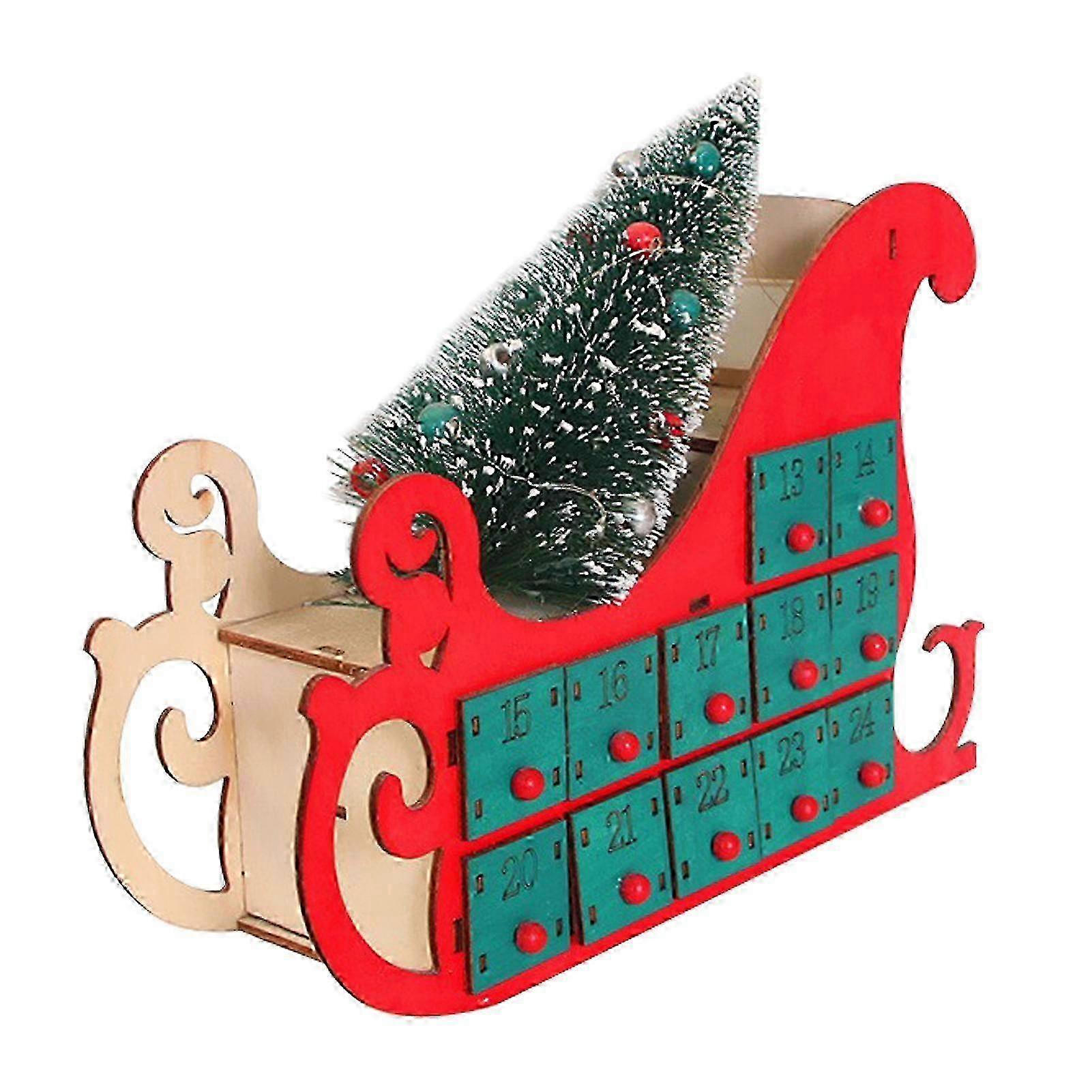 Desktop Advent Calendar for Christmas - 2025 Nordic Style Decor