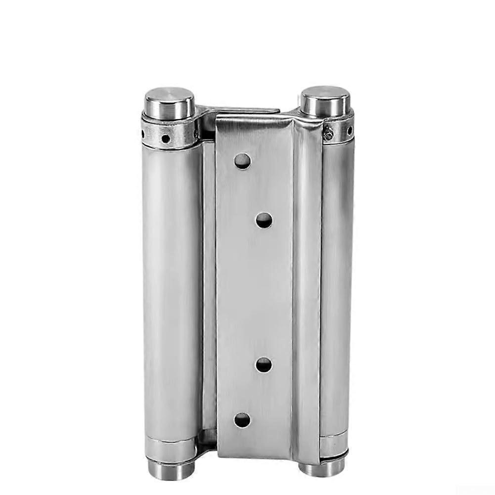 Stainless Steel Double Spring Automatic Closing Door Hinge with Adjustable Tension for Swing Doors 8 Inch