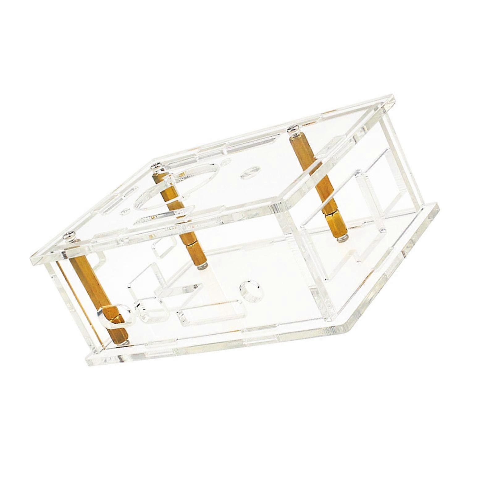Acrylic Enclosure for OrangePi CM4 with Exhaust Hole Easy Port Access, Wall Mountable Multicolor