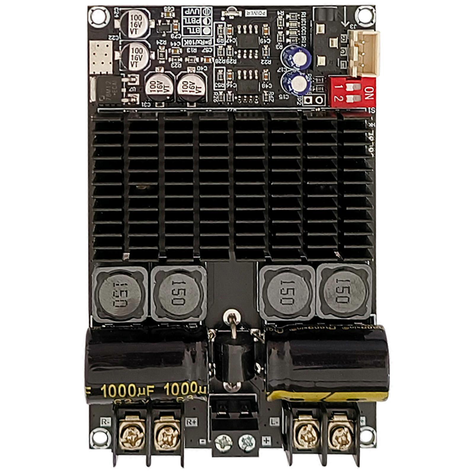  Digital Power Amplifier Board 100W+100W/200W Subwoofer Amplifier Circuit Board for Auditory Projects Multicolor