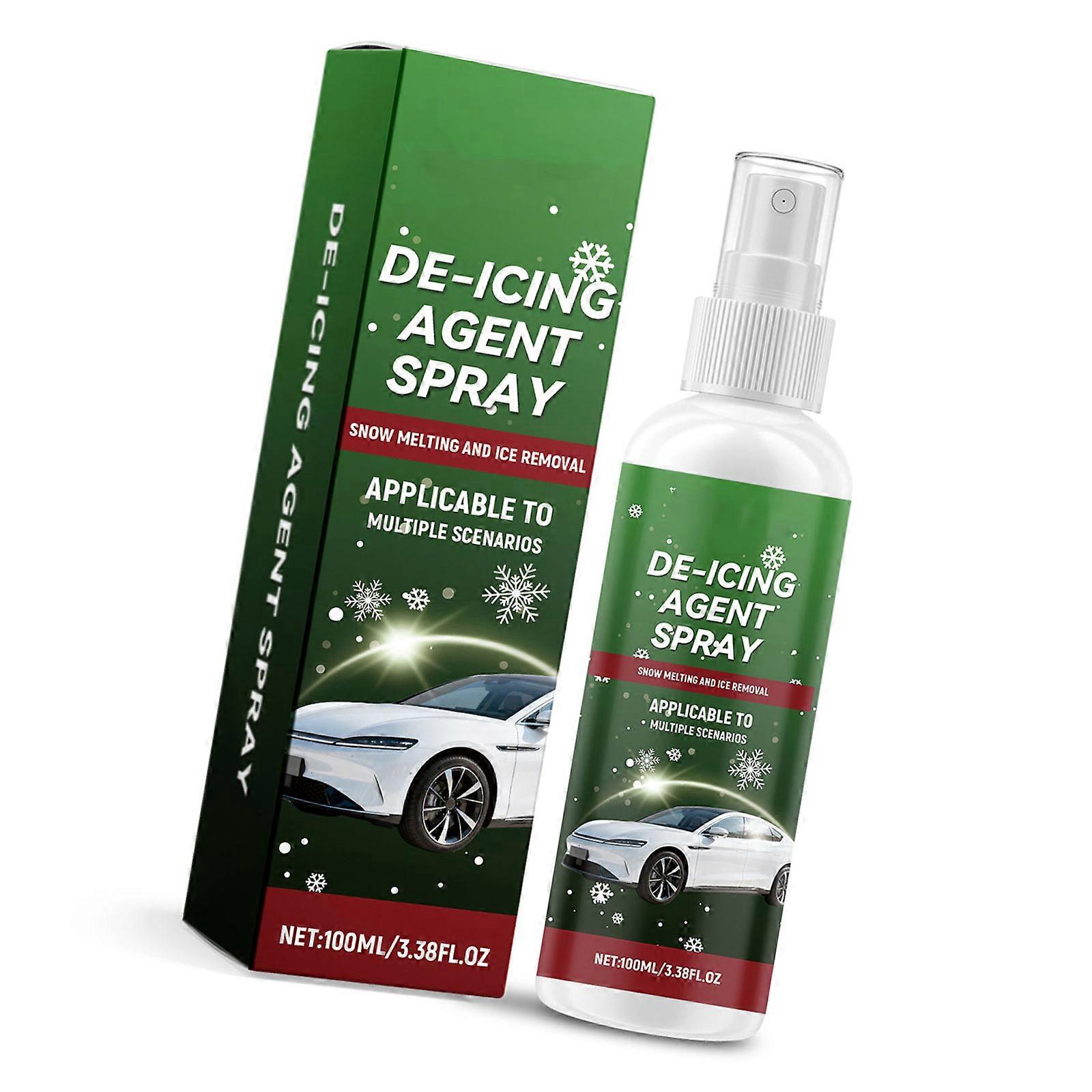 Fast Acting 100ml Ice Removal Sprayer Prevents Frosts Formation On Vehicle Glass And Refrigerator Surfaces Multicolor