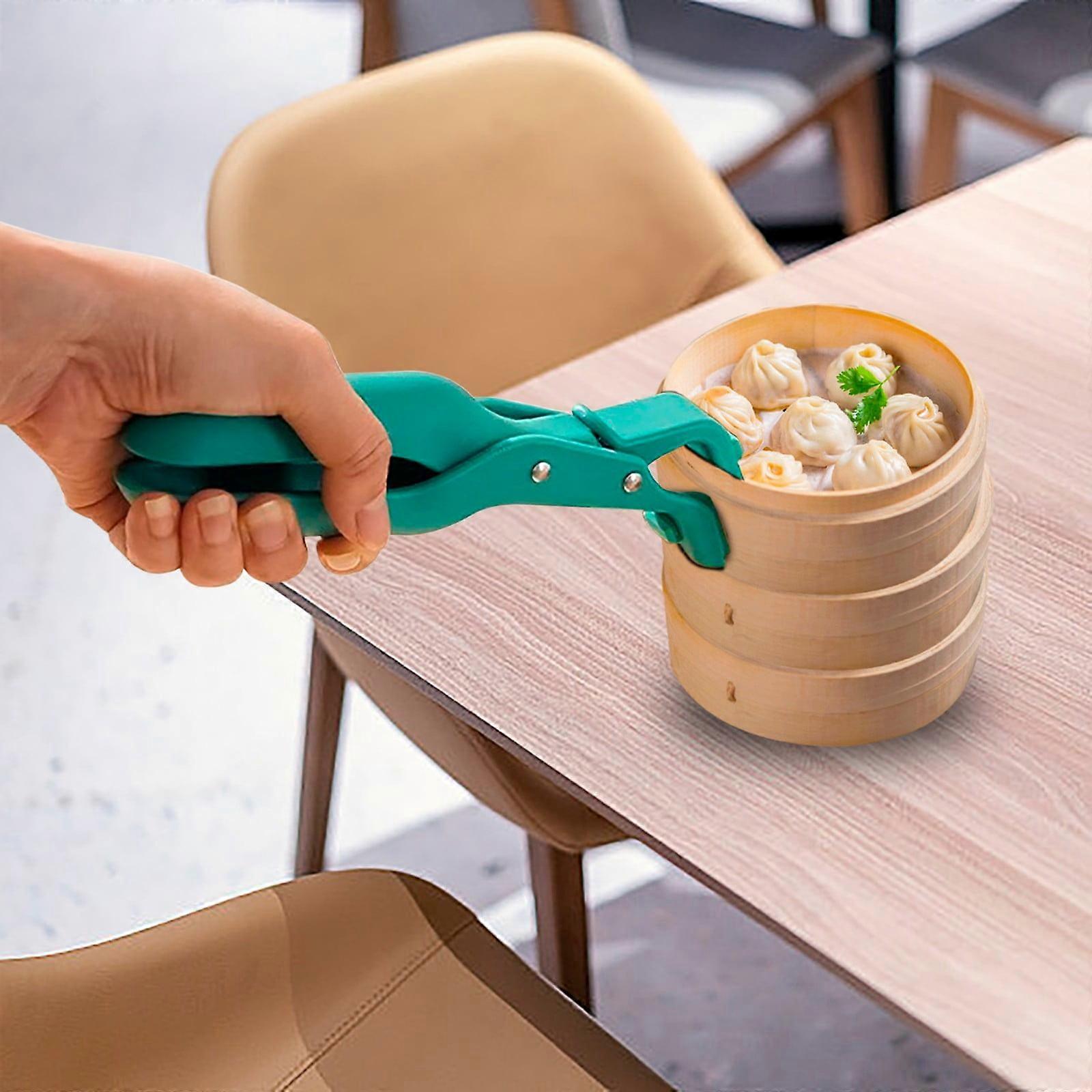 Txmfgh Heat-Resistant Kitchen Tongs for Avoiding Scalding, Non-Slip Grip, Versatile and Efficient for Use in Microwaves, Ovens, and Grills