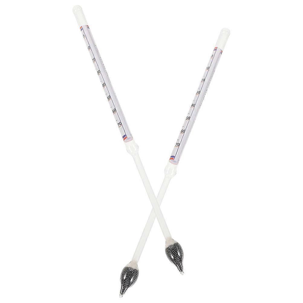 Sugar Gauge Hydrometer for Maple Syrup Brewing Glass Material 2Pcs