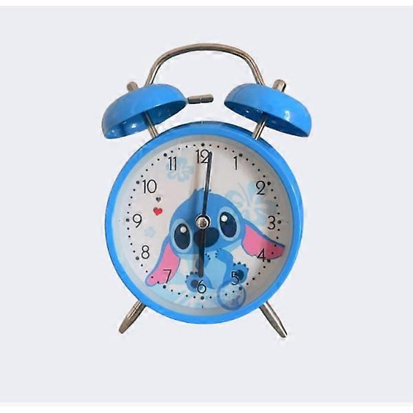 Stitch Cartoon Double Clock Alarm Clock Bedside Clock