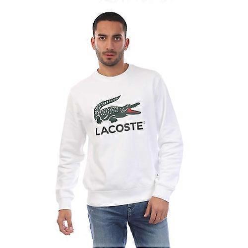 Lacoste Mens Fleece Crew Neck Sweatshirt